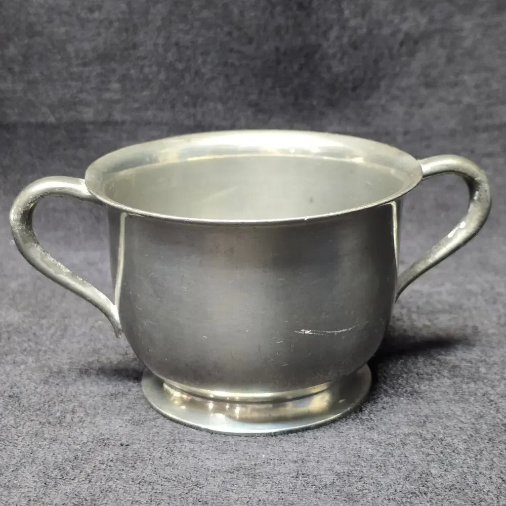 Vintage Old Colony Pewter 39 Silver Sugar Bowl Dish
